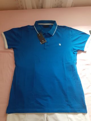 Polo Kennett Street blu XL