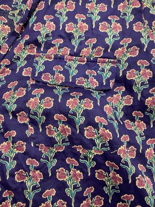 Pijama corto estampado floral M/L