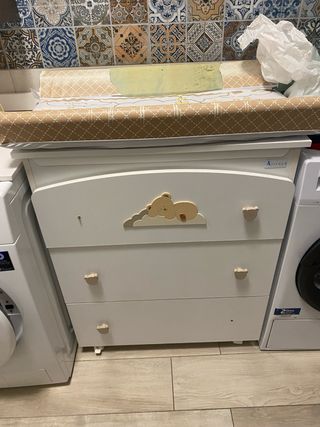 Fasciatoio per cambio e bagnetto