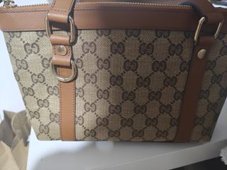 Bolso Gucci beige y marrón