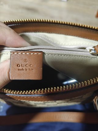 Bolso Gucci beige y marrón