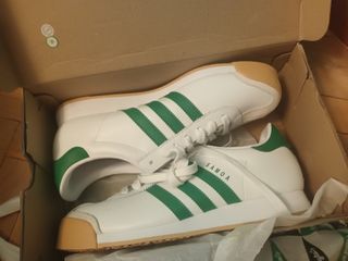 Zapatillas Adidas Samoa - Blancas y Verdes
