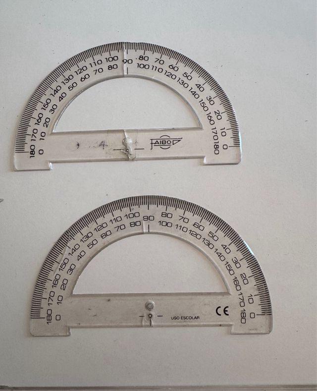Reglas, transportadores y plantillas