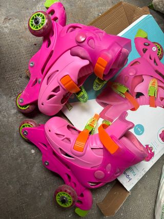 Patines niña - Rosa - Ajustables