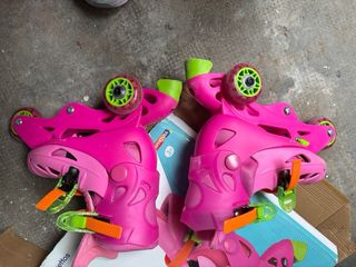 Patines niña - Rosa - Ajustables
