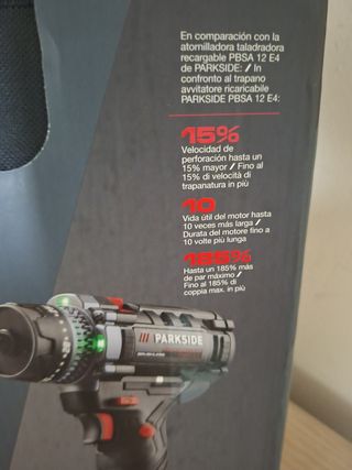 Taladro atornillador Parkside 12V