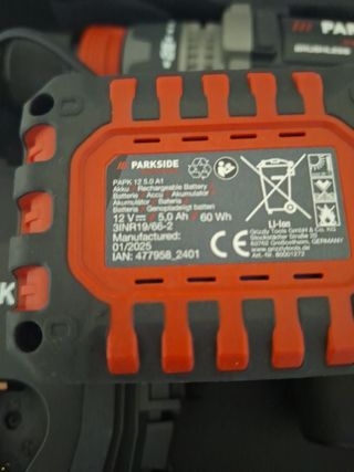 Taladro atornillador Parkside 12V