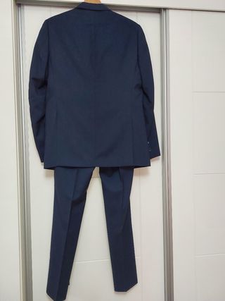 Traje azul marino hombre + corbata Talla S-M