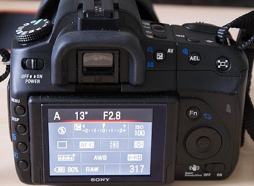 Sony Alpha 350 DSLR –14,2 MP–Reflex Digitale 