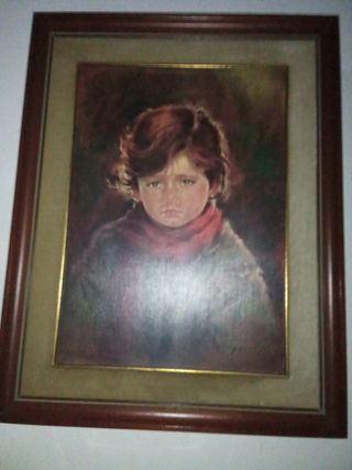 Cuadro Niño Triste