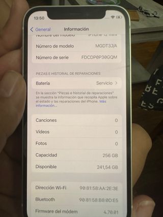iPhone 12 mini 256Gb bianco