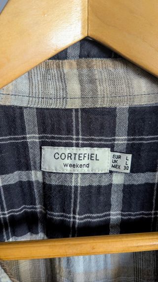 Camisa Cortefiel cuadros M