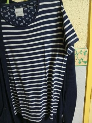 Conjunto Zara Basic: camiseta + chaqueta
