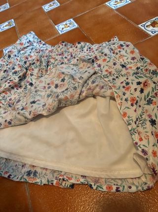 Falda floral - Corta - Multicolor