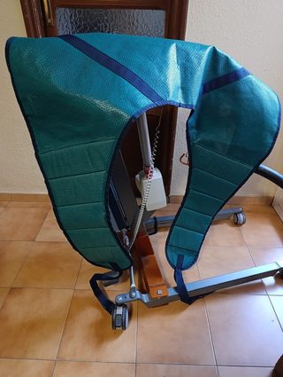 Grúa trasferencia de enfermos.