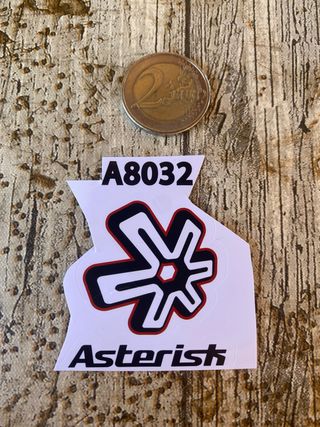 Pegatina Asterisk Moto - A8032