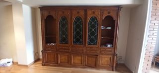 URGENTE! Mueble librero antiguo madera maciza