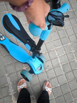 Patín con sillín 