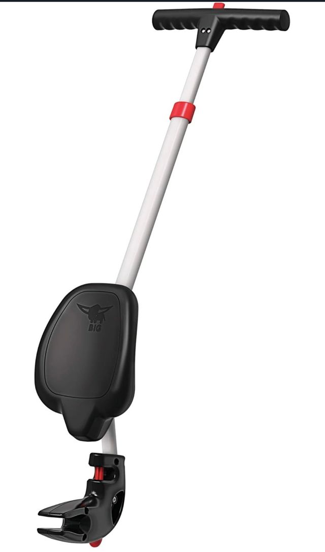 Coche Bobby Car Neo rojo con varilla de empuje