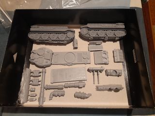 Tanque en resina Leman Russ 40k