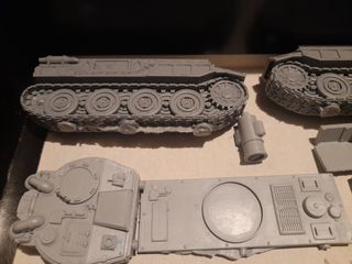 Tanque en resina Leman Russ 40k