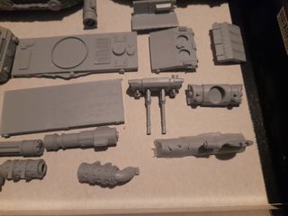 Tanque en resina Leman Russ 40k