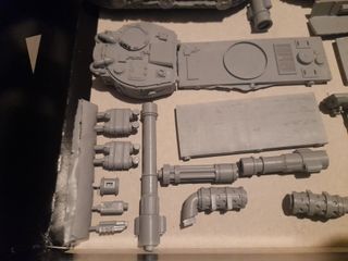 Tanque en resina Leman Russ 40k