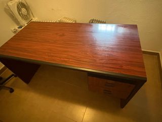 Escritorio madera 2 cajones