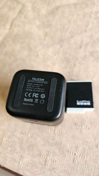 GoPro: Caricabatterie triplo + batteria