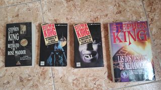 Libros variados de Stephen King, Ken Follet...