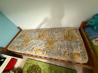 Cama madera niños - 1ud + 1 colchón