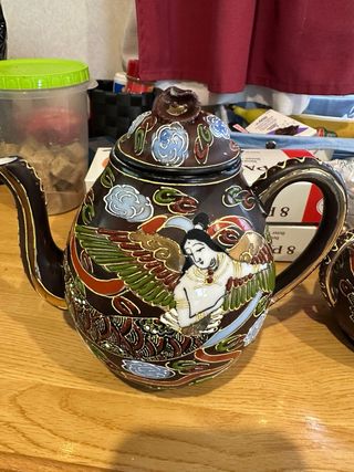 Tetera azucarero vintage chinos