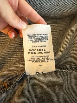 Chaqueta vaquera chico Levi's L