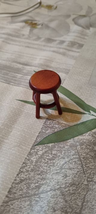 Mini sgabello dollhouse