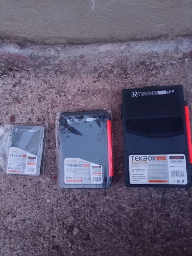 3 Cajas Tekbox Pesca - Nuevas
