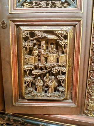Mueble japonés antiguo 2 piezas