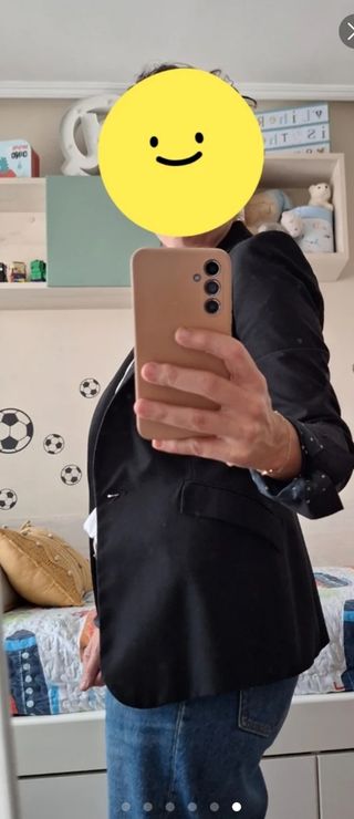 Blazer Zara negro mujer