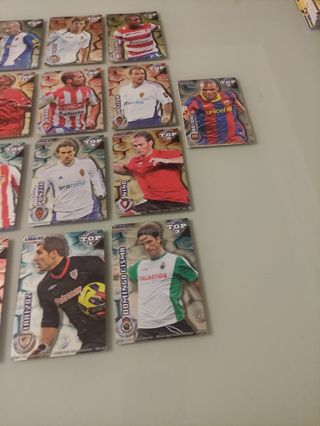 25 Cromos Liga TOP 10 - ¡Buen estado!