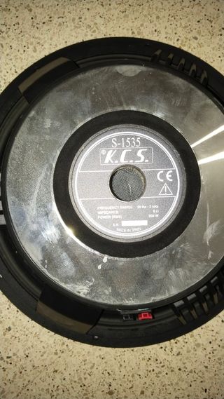 Woofer 15" Profesional K.C.S