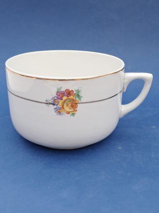 BLEA PORTONS. Pareja de tazas antiguas de  Gijón