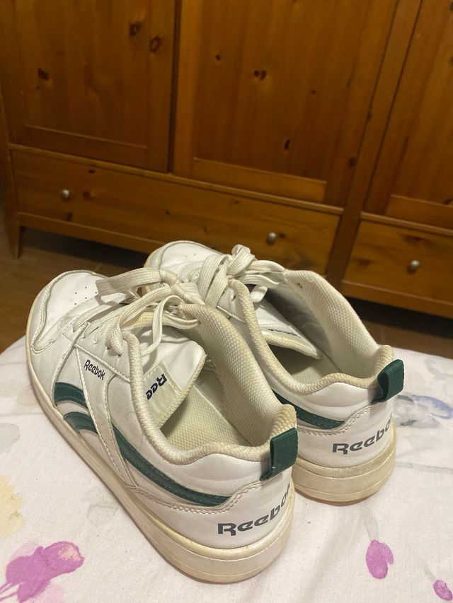 Zapatillas Reebok blancas y verdes
