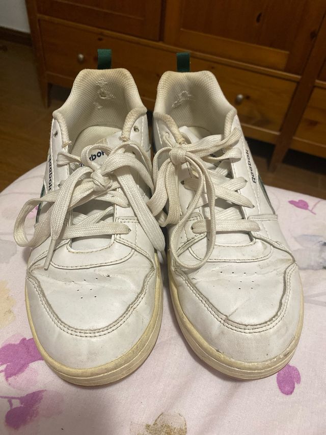 Zapatillas Reebok blancas y verdes