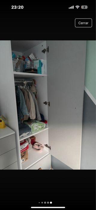 Cama bebé - Gris - Perfecto estado
