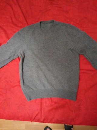 Jersey de lana gris
