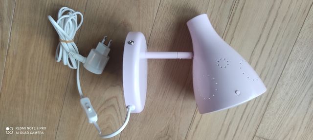 LÁMPARA DE PARED INFANTIL ROSA