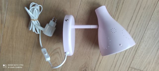 LÁMPARA DE PARED INFANTIL ROSA