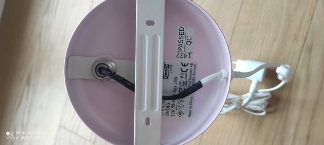 LÁMPARA DE PARED INFANTIL ROSA