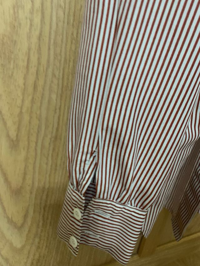 Blusa rayas marrón L -M