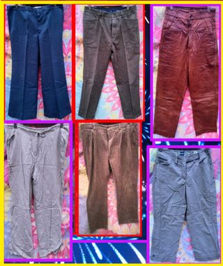6 PANTALONES DISTINTOS/1X1 €/3X2 €