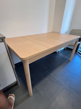 Mesa extensible madera - casi nueva